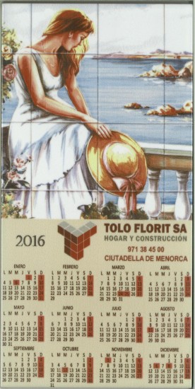 Calendario Ceamico Tolo Florit 2016