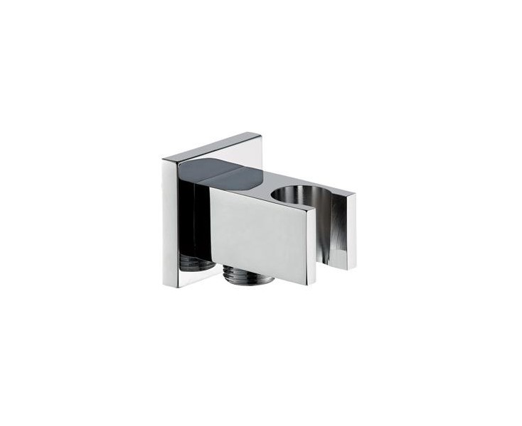 SQUARE WATER OUTLET WITH SUPPORT CORN BRASS