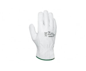 GLOVES NATURAL cowhide leather 406VRW / T10 OFFER