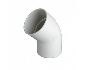  ALFA CANALON BAJANTE WHITE ELBOW 45