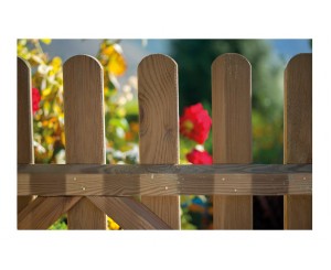 CLASSIC WOOD FENCE 080x180 FINISHED STRIPED OFFER