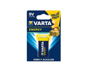 ALCALINE ENERGY BATTERY 6LR61 BL.1 9V