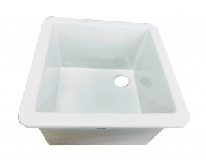 PILE SINK 46x46 WHITE