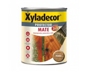 Xyladecor 3EN1 MATE PROTECTOR 375ml. OAK