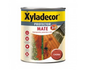 Xyladecor 3EN1 MATE PROTECTOR 375ml. MAHOGANY