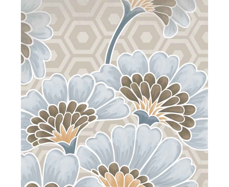 FLORE GREY 20x20
