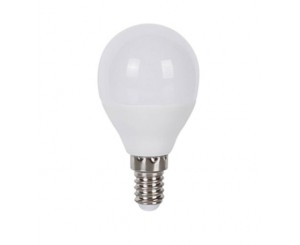 BATTERY SPHERE LED 08W. E-14 6000K 