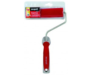 ROLLER ROLLER NESPOLI TEFLON RED 15cm IRON / METAL