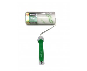 ROUND ROLLER TEFLON GREEN 15cm BRICOFACIL WALL / CEILING