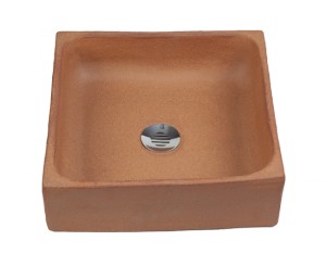 LAVABO GRES NATURAL LISO MEDES 35x35