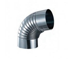 100 GALVANIZED ELBOW 100 OPEN