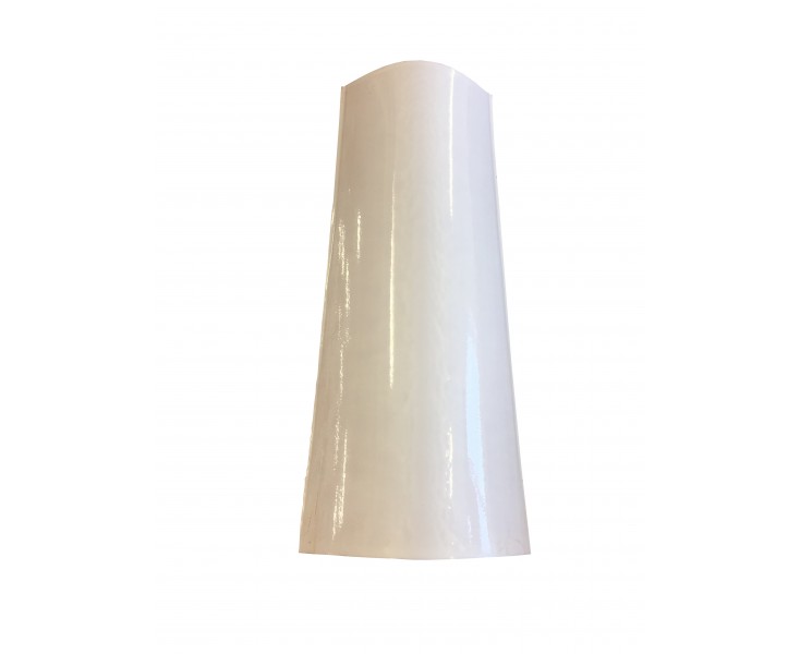 TEJA BORJA CURVA 40x19 ENAMELTADA SUPERIOR BLANCO
