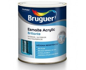 BRILLIANT ACRYLIC ENAMEL BRIGHT WHITE 250ml 