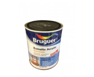 BRUGUER ACRYLIC ENAMEL BLACK SATINADO LAC. 250ml 