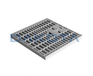 GRID WITHOUT CERCO PVC 20x20 GRIS C / MANILLA