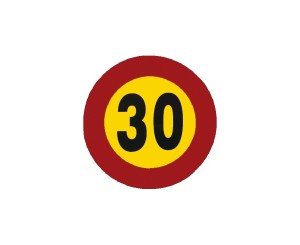 SPEED SIGNAL SPEED 30km / h