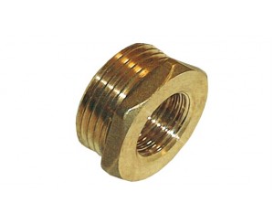 MALE-FEMALE THREADED REDUCTION 1/2 "x 3/8" C6161 METAL