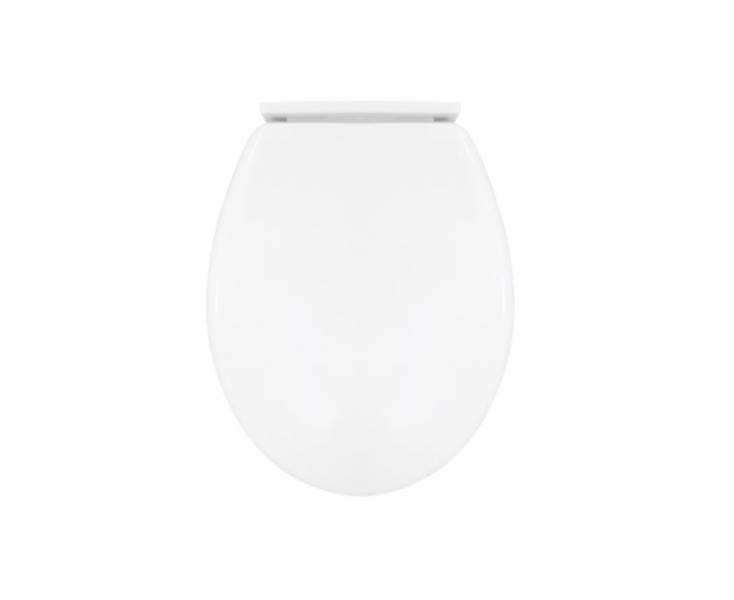 SEAT WC PP WHITE SHOCK ABSORBED