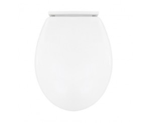 SEAT WC PP WHITE SHOCK ABSORBED