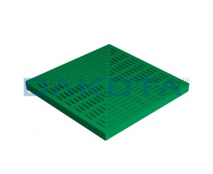 GRID WITHOUT CLOSING PVC 40x40 GREEN