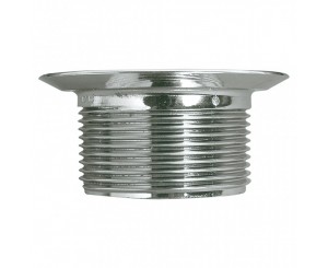 ADAPTER THREADED VALVE SHOWER DISH 1 1/2 x 85 CHROME