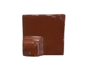 ANG.INT GLASS EDGE. 6.5x6.5 RED