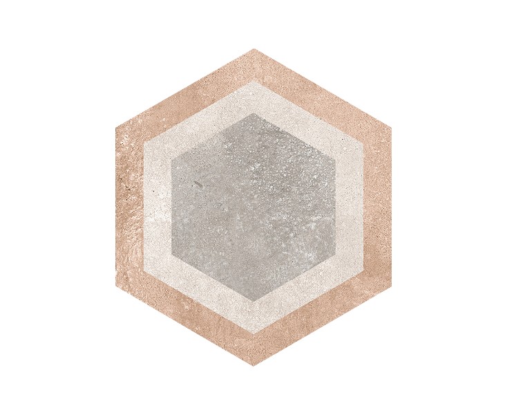 HEXAGONO BUSHMILLS MULTICOLOR 23x26.6
