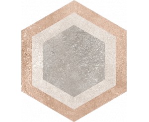 HEXAGONO BUSHMILLS MULTICOLOR 23x26.6