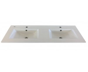 LAVABO DELFOS 2SENOS 120x46 WHITE