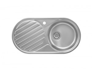 INOX SINK DUO-80 84x44 1C.1E.IZDA.