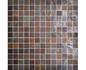 ONIX GRESITE EARTHGLASS DARK SLATE 2.5x2.5 MESH