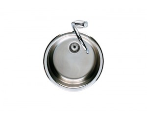 ROUND INOX SINK 45 1C.