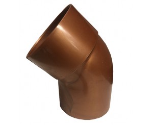 CANALON PVC G125 ELBOW 80-45º COPPER