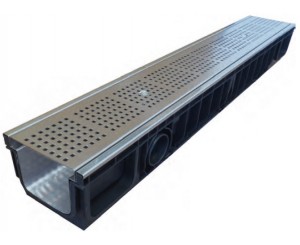 CHANNEL PEH 130x95x1000 + REJ.INOX 304 COVER-ONDA + CUER