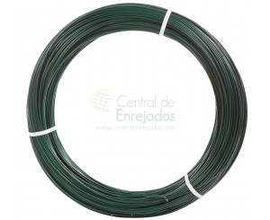 PLASTICIZED WIRE GREEN ROLL 05kg. Nº19 3.9mm