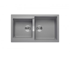 SINK QUARZEX OSLO 085 0860x500x200 GRAY