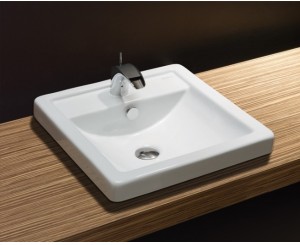 BUZIOS WASHBASIN S / WORKTOP 45x45 WHITE