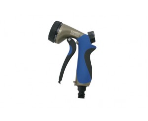 PISTOLA METAL/CAUCHO 7 FORMAS RIEGO BOQUILLA ROCIADOR OFERTA