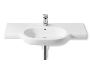 MERIDIAN MURAL WASHBASIN 100x46x10 BL.