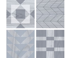 TACO KALEIDO GREY 16.5x16.5