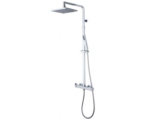 CUBIC SHOWER SET EXTENSIBLE CHROME SPRAY 220