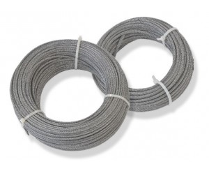 STEEL CABLE GALVANIZED 6x7 + 1 2mm ROLL 20mts  