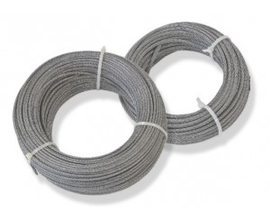 CABLE STEEL GALVANIZED 6x7 + 1 6mm ROLL 10mts