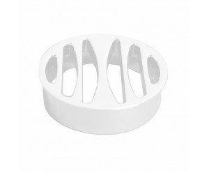 A-10 WHEEL VALVE SHOWER PLATE 70/85 WHITE