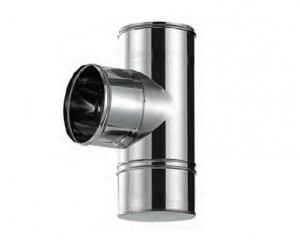 TE INOX. WITH PLUG 175-90º  