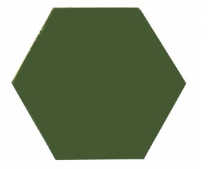 HEXAGONO OF 8 GREEN MECHANICAL ENAMELLED  