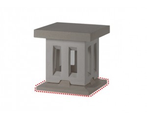  VACUUM BASE 50x50 GREY