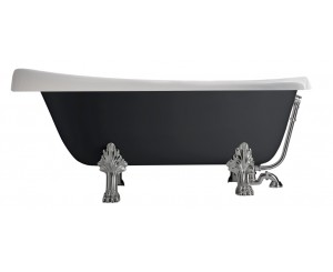 BASQUE RETRO BATHTUB 170x77 BLACK / WHITE  