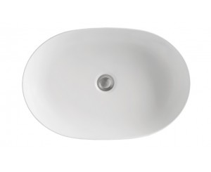 NOLITA WASHBASIN 60x40 WHITE OVAL