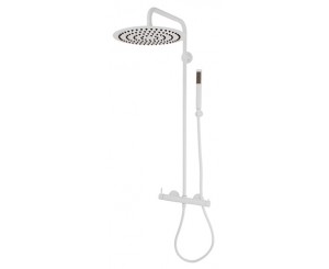 SHOWER SET MINI WHITE MATE  